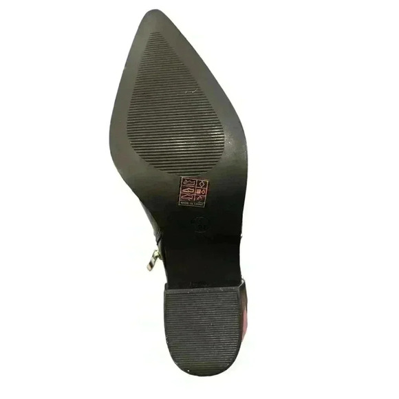 Truffle Collection Black Studded Boots With Block Heel, Size 40 EUR, EUC - Picture 8 of 12